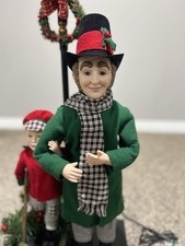 VTG Holiday Creations Animated BOB CRATCHITT TINY TIM Dickens Christmas Carol