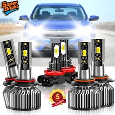 For Honda Civic 2006-2015 LED Combo Headlight Bulb Hi/Lo Beam+Fog Light Kit