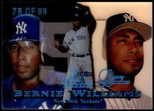 1999 Flair Showcase 57l Bernie Williams Legacy Collection Row 1 Showcase 99 C6 1999 Flair Showcase 57l Bernie Williams Legacy Collection Row 1 Showcase 99 C6