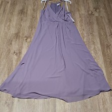 Levkoff 7108 Bridesmaid Dress Color Heather348 Sleeveless Size 20 Brand New