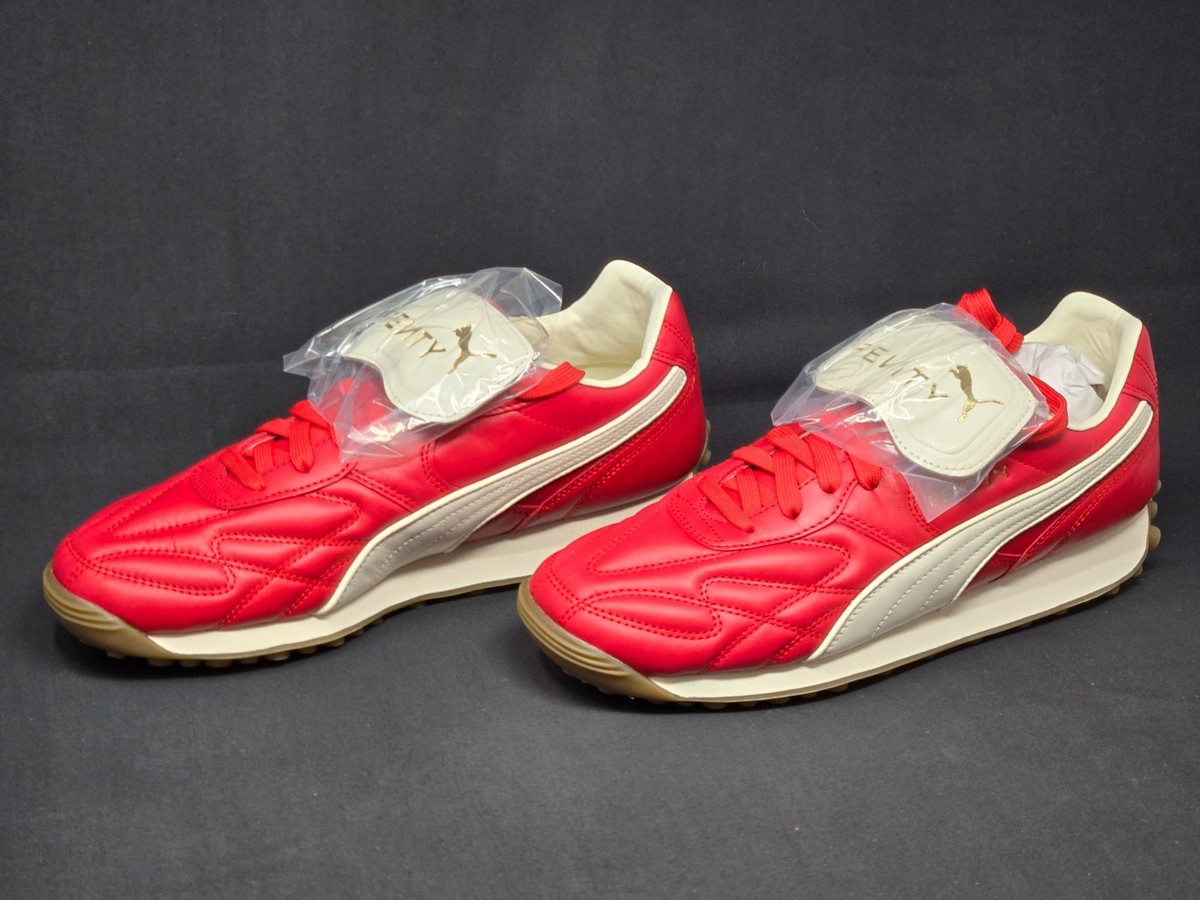 NEW Puma x Fenty Avanti Rihanna Mens Red White Quilted Shoes 398352-03 SZ-12 Puma x Fenty Avanti Rihanna Mens Sizes Red White Quilted  main image 3