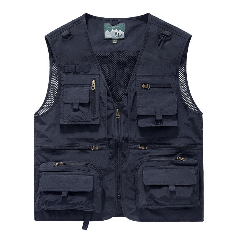 Lvguang Mens Gilet Vest Multi Pocket Vissen Jacht Wandelen