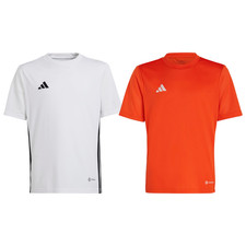 adidas Tabela 23 Jersey Kids Shirt White Orange Sizes 7-8Y to 13-14Y New