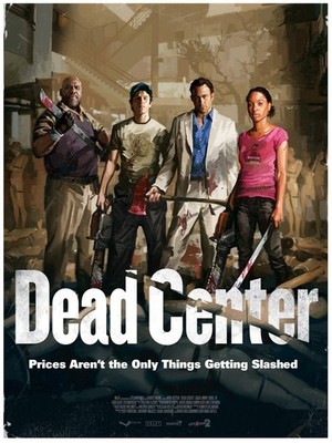 Dead Center Zombie Survival Game Art Poster