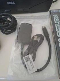 Sega Saturn Mk 2 Console Official Controller All Leads Hdmi Adaptor And Manx Tt