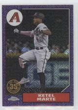 2022 Topps Series 2 Purple Refractor 52/75 Ketel Marte #T87C2-2 b9e