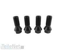 4x Radschrauben M14x1,25 Radbolzen schwarz für BMW 1er 3er X1 X2 X3 etc Mini
