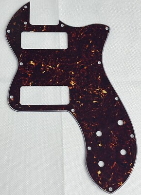 Brown Tortoise For Fit Tele Classic Player Thinline P90 Style Guitar Pickguard