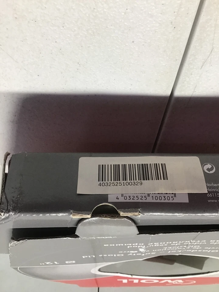 Vidrio templado de lana con borde de acero inoxidable y perilla ventilada tapa redonda - 12" Foto 4 de 4