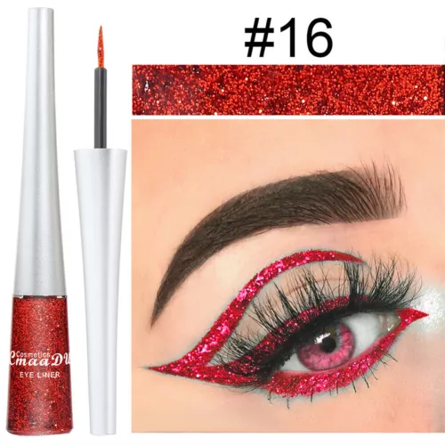 Matita eyeliner colorata 24 ore liquido alto pigmento lunga durata eye liner penna gel - Foto 110 di 110