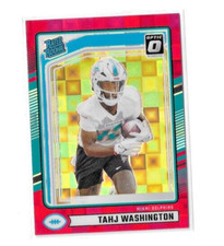 Tahj Washington 2024 Panini Donruss Optic Red Pandora Prizm Rated Rookie #346