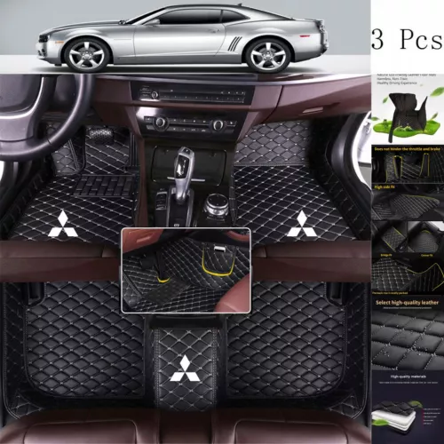 For Mitsubishi Mirage Car Floor Mats Waterproof Carpets All-weather Seasons Set - Picture 28 of 47