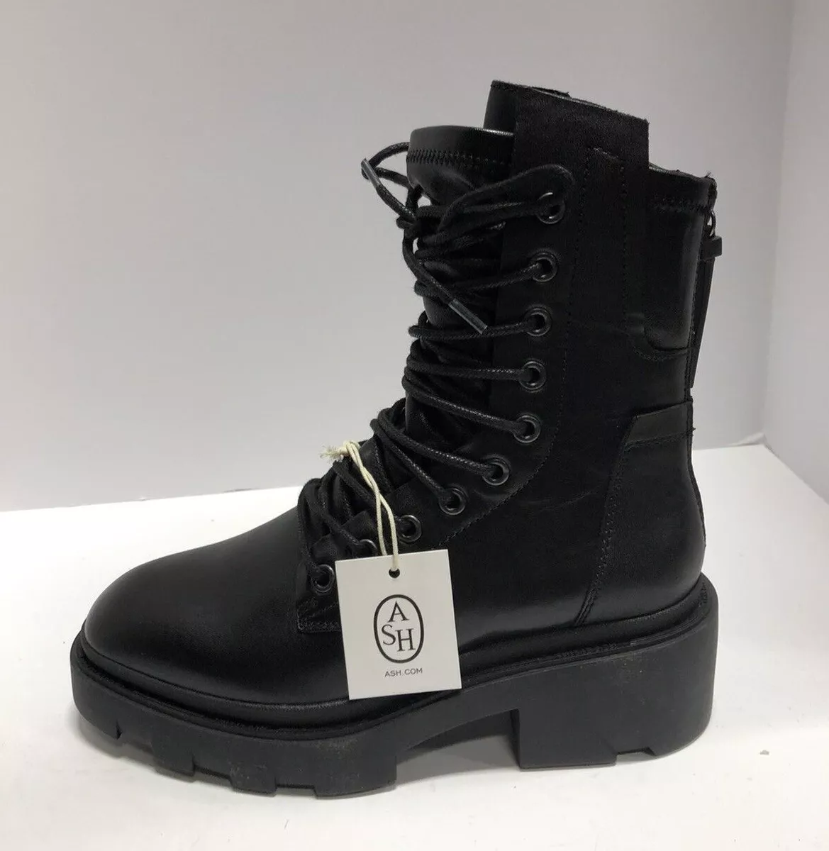 ASH Womens Madness Combat Boot Size US6 M EUR36