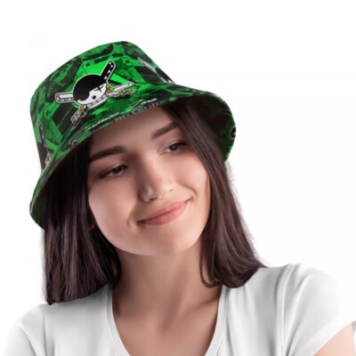 Chapeau De Pêcheur One Piece En Coton - Unisexe, Léger, Pliable - Idéal Plage, Soleil Et Cadeau - 4