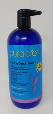PURA D'OR Dor Healing Conditioner Lavender Vanilla Organic Argan 24oz Bonus Size