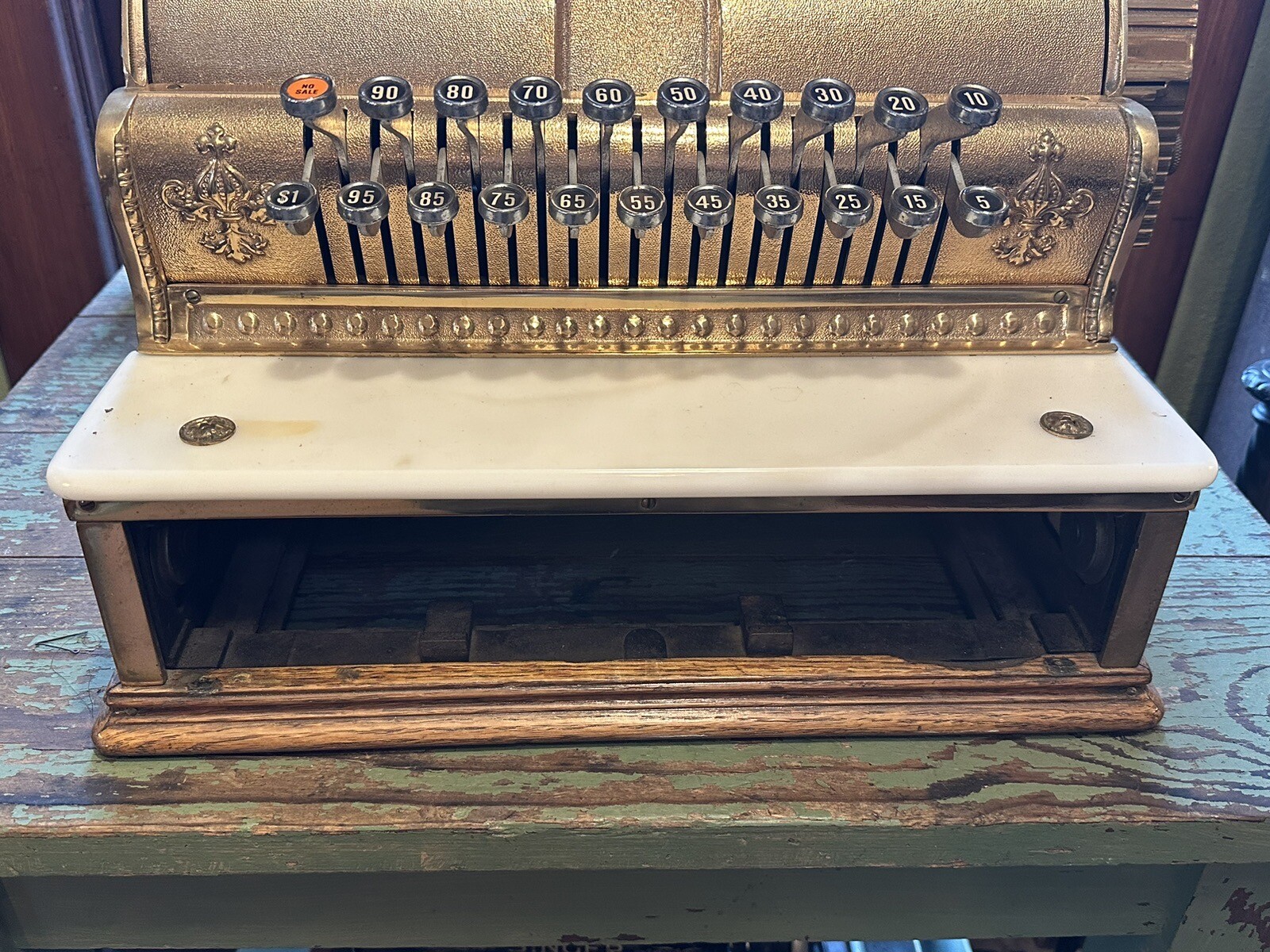 Antique National Cash Register 349 eBay