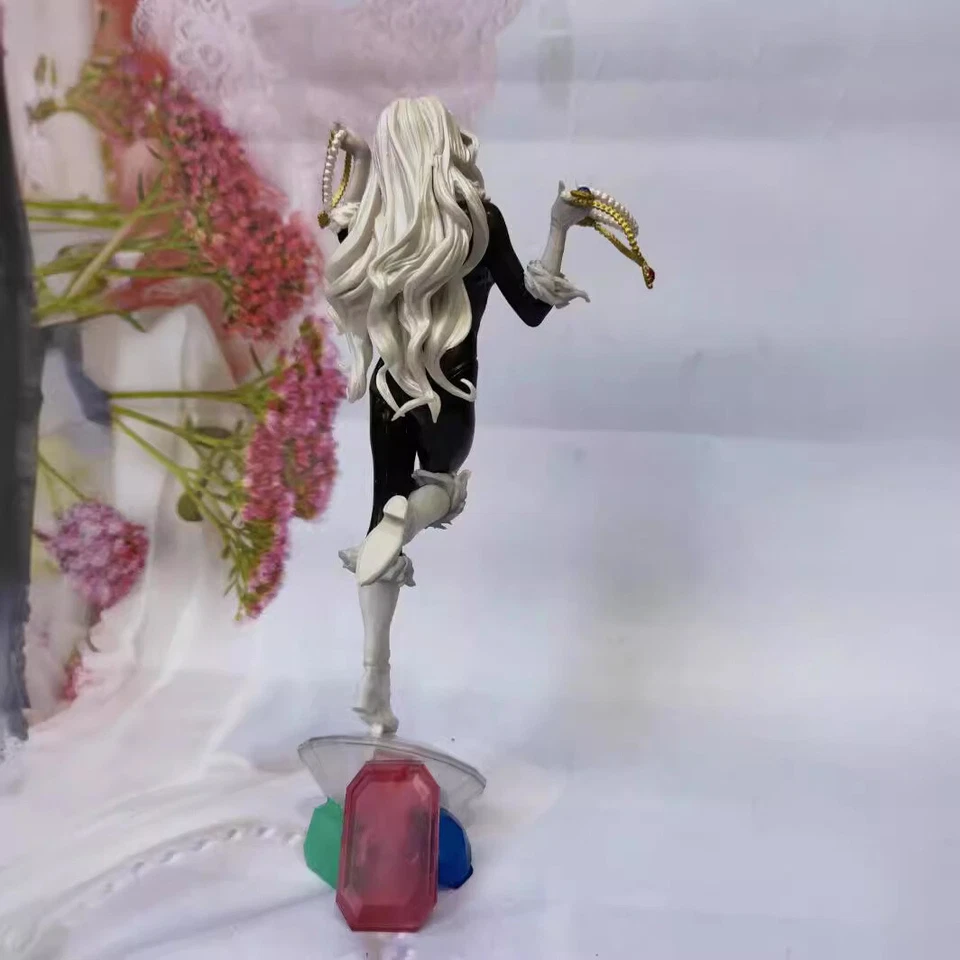 Nueva Estatua Bishoujo Gato Negro PVC Figura de Acción Modelo 10"" Adorno Regalo de Navidad Foto 4 de 4