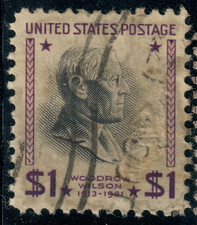 USA - 1938 - Presidential Issue - Woodrow Wilson - 1$ - #3873