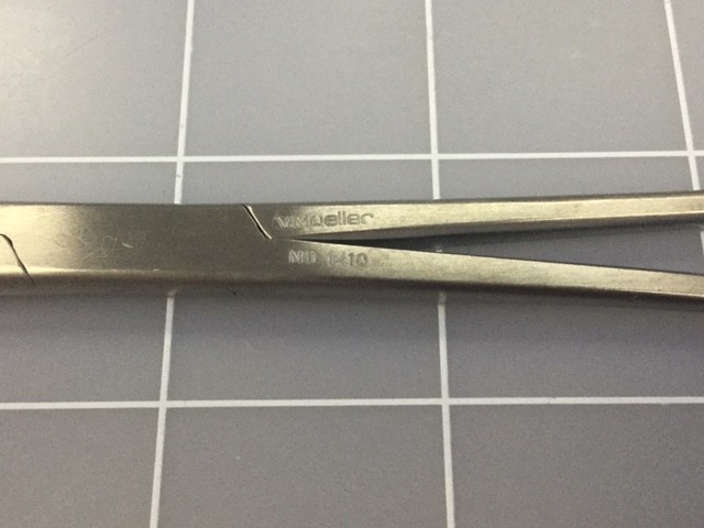 V. Mueller MO1410 White-lillie Tonsil Seizing Forceps Set of
