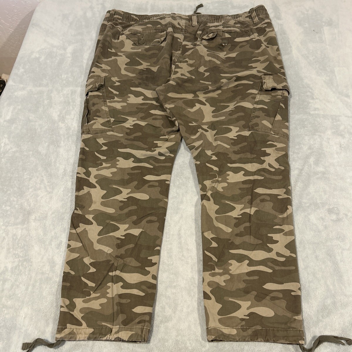 Nobo No Boundaries Camo Cargo Pants Mens 36x29 Drawstring Work