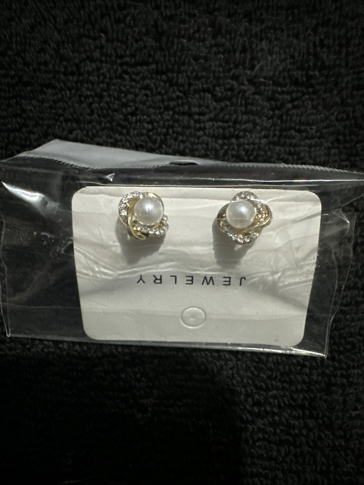 Stud Earrings, Faux Pearl Cosmic Costume Jewellery