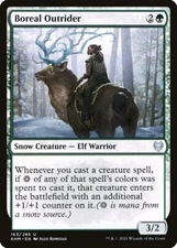 MTG Magic the Gathering Boreal Outrider (163/526) Kaldheim NM