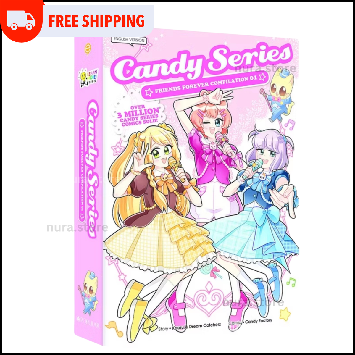 New Comic Candy Series Friends Forever Compilation Volume 1-3