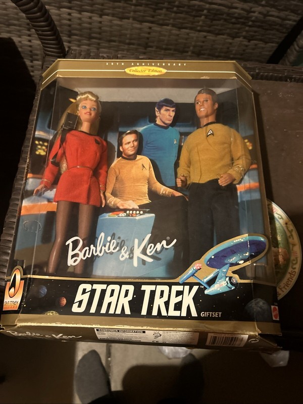 Star Trek Barbie and Ken 30th Anniversary Collector Edition Never Opened