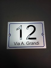 Targa 'Privato' In Alluminio - Adesiva 150x40 Mm, Effetto Acciaio Inox, Per Porte E Cancelli - Foto 5