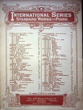 VINTAGE 1937 SCHUMANN AUFSCHWUNG OP 12 NO 2 SHEET MUSIC PIANO SOLO SEMPER
