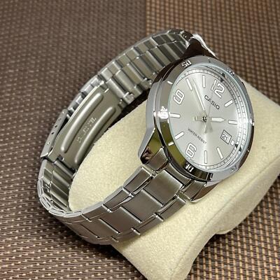 Casio Collection MTP-V004D-7B - Orologio Classico Uomo Da Polso Al Quarzo, Acciaio E Vetro Minerale