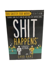 Sh!t Happens Card Game Too Sh!tty for Work Edition, 2+ Players Ages 18+