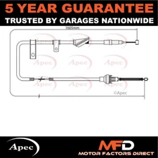 Fits Land Rover Freelander 1.8 2.0 TD4 Apec Rear Left Hand Brake Cable