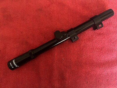 Tasco Vintage 22 LR 4x15 Rifle Scope Good Condition Clear Optics See Pics