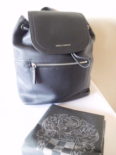 Black Leather Backpack! 190662734914 