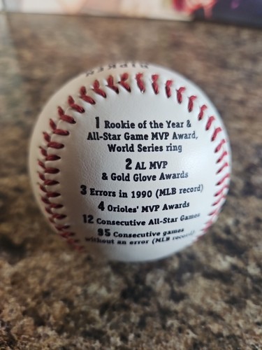 Cal Ripken Jr. By The Numbers 1995 Burger King Souvenir Baseball Ball - Picture 4 of 4