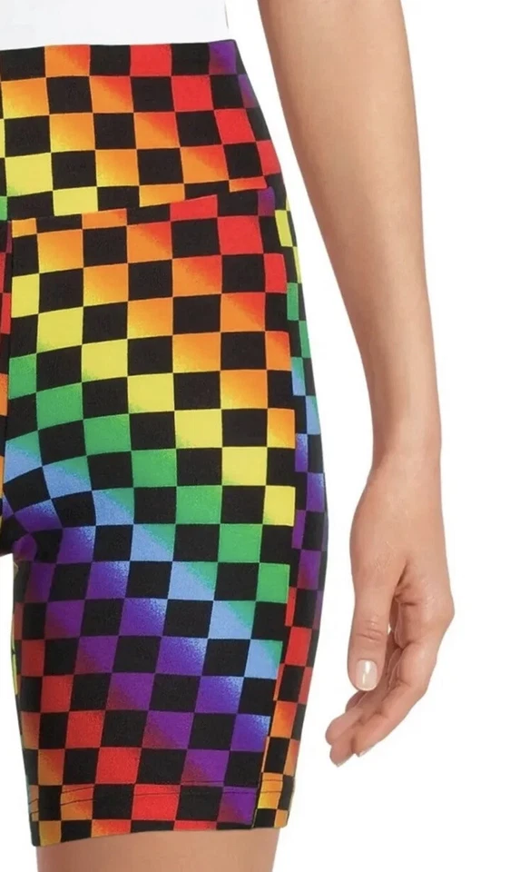 No Boundaries ~ Pantalones Cortos de Bicicleta Multicolor ~ Poliéster/Spandex ~ Pequeño para Juniors (3-5) Foto 3 de 4