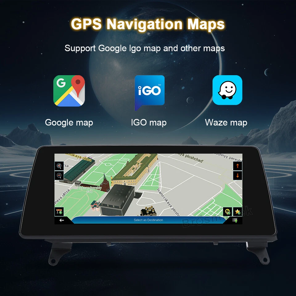 10,25" Android 14 Autoradio Für BMW X5 E70 X6 E71 CCC CarPlay 32GB WiFi GPS Navi - Bild 4 von 4