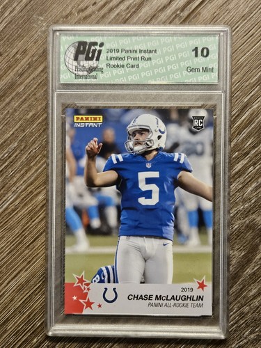 /240 Chase McLaughlin RC 2019 Panini #23 All Rookie Team PGI 10 Buccaneers SSP
