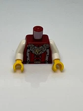 Lego Torso Castle Kingdoms Lion Head Medallion and Fur Trim Pattern #29