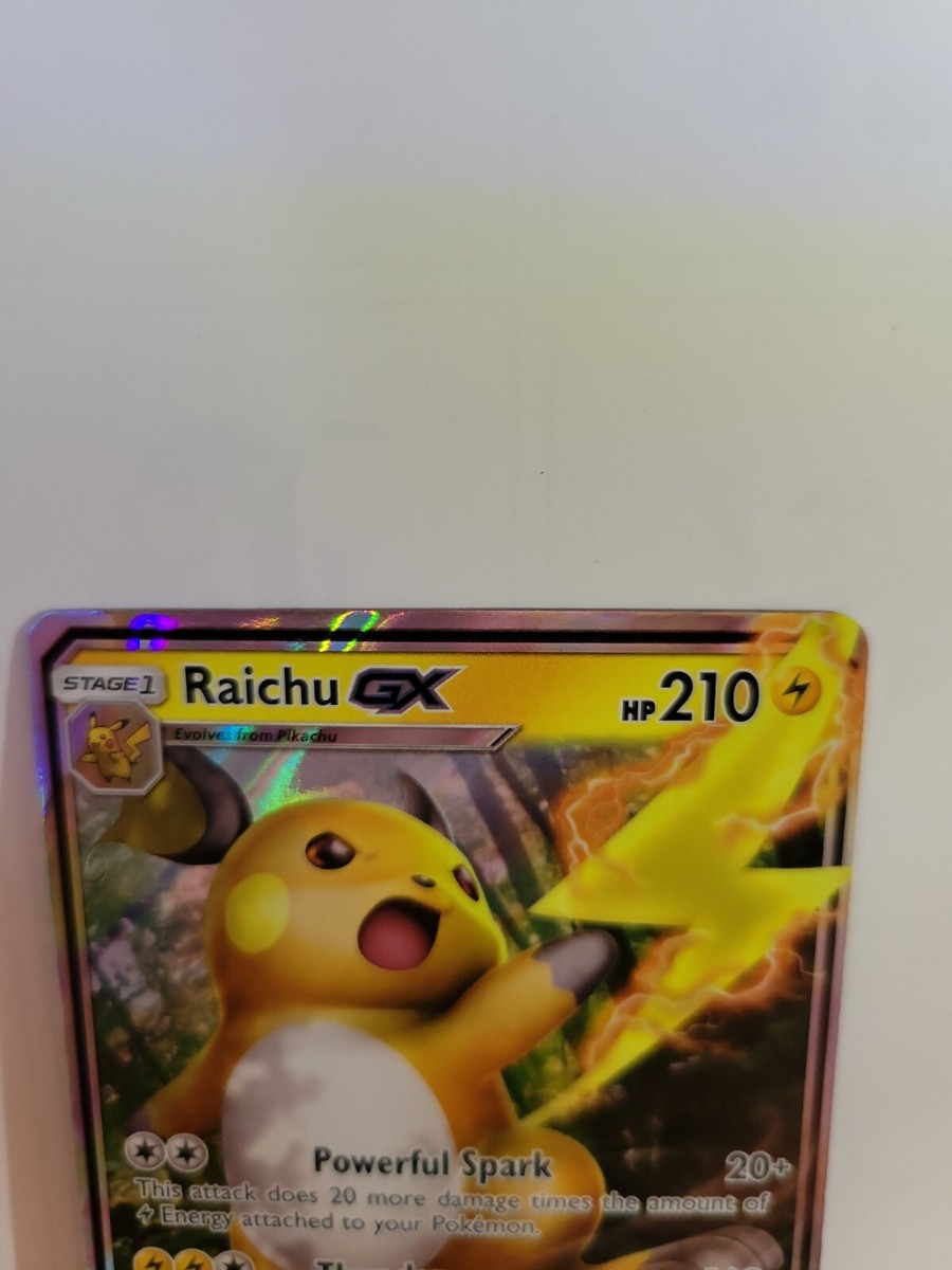 Pokémon TCG Raichu GX Shining Legends 29/73 Holo Ultra Rare