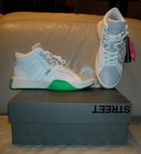 NWOB Men's G/Fore G. 112 Leather Mid Top Street Shoes Size 9.5 Color Snow/CLV