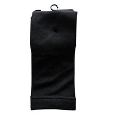 Simple Plain Black Knee High Full Toe Socks Cosplay Everyday