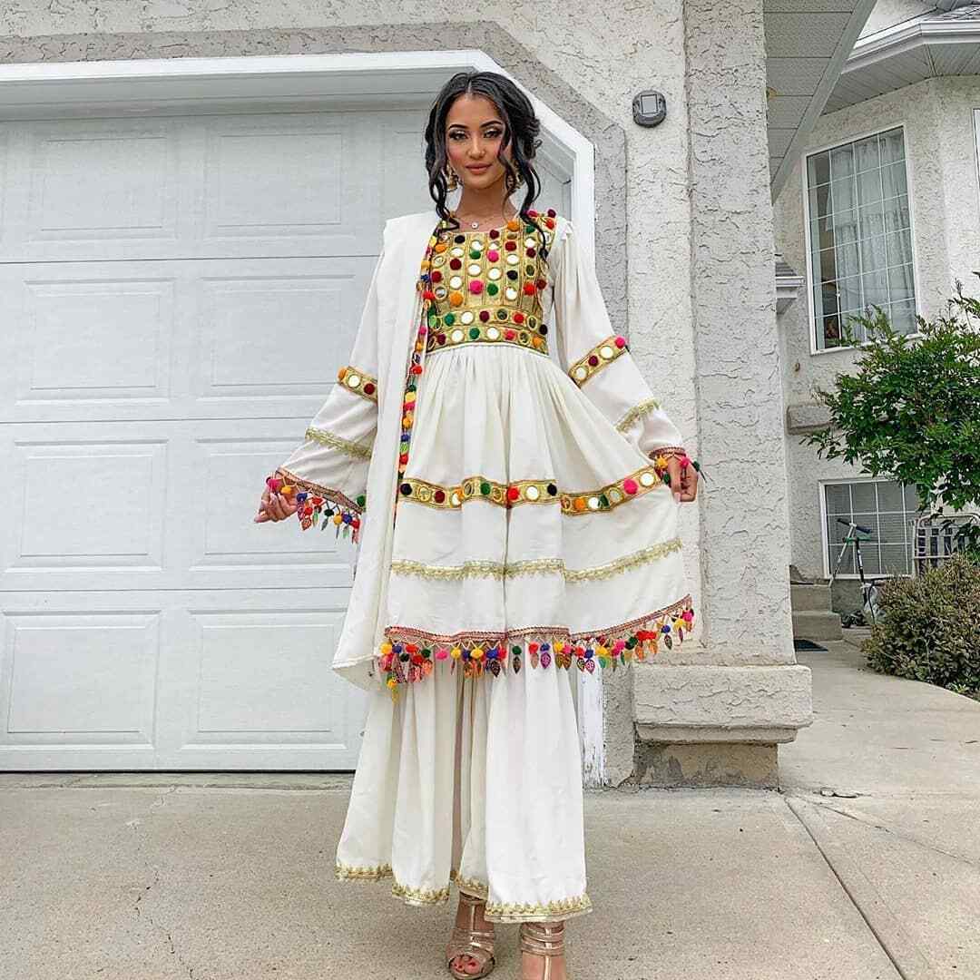 Pakistani Design Frock Pathani Dress Girl 2019 Embroidery Afghani Dress For  Girl Afghani Style Dress Afghani Dress For Girl