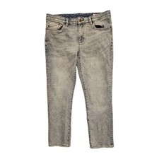 English Laundry Straight Jeans Distressed Lig...
