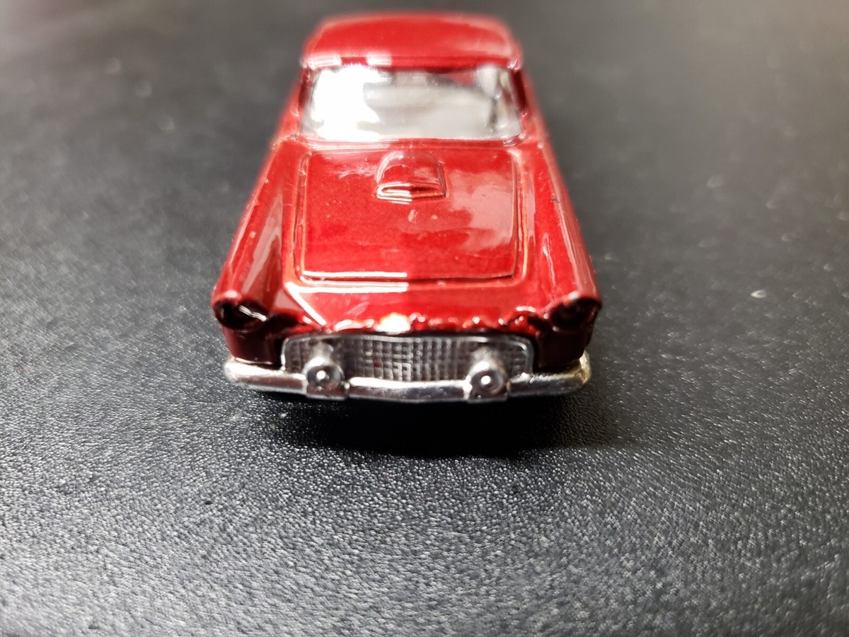 Vintage Zylmex P356 56 T-Bird Diecast Toy Car Red Doors Open