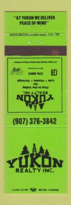 Matchbook Cover - Yukon Real Estate YT AK?