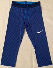 Womens XS Nike Pro Elite Track Field 3/4 Tights Pants Made in USA AO8495-000 New