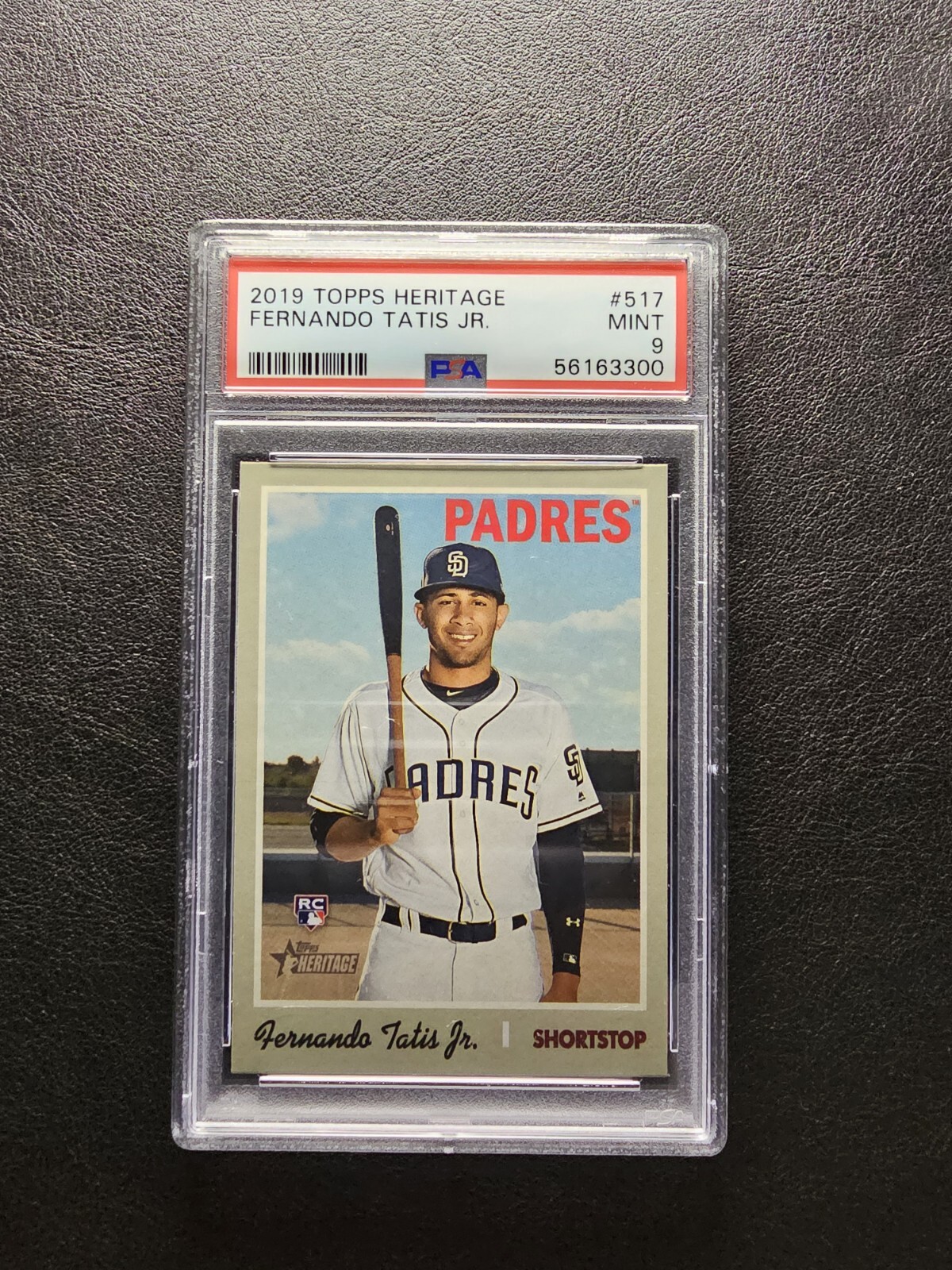 2019 Topps Heritage Fernando Tatis Jr. Rookie RC #517 PSA 10 Gem Mint Padres Qty
