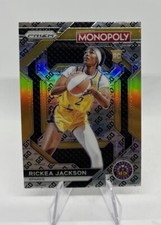 2024 Prizm Monopoly WNBA Rickea Jackson Los Angeles Sparks GO SPACE RC #WNBA25!
